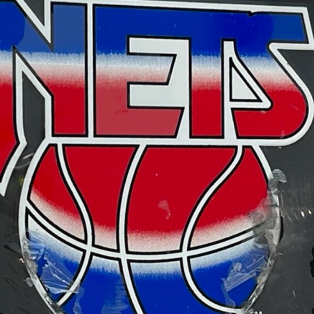 Vintage NBA New Jersey Nets Metal License‎ Plate